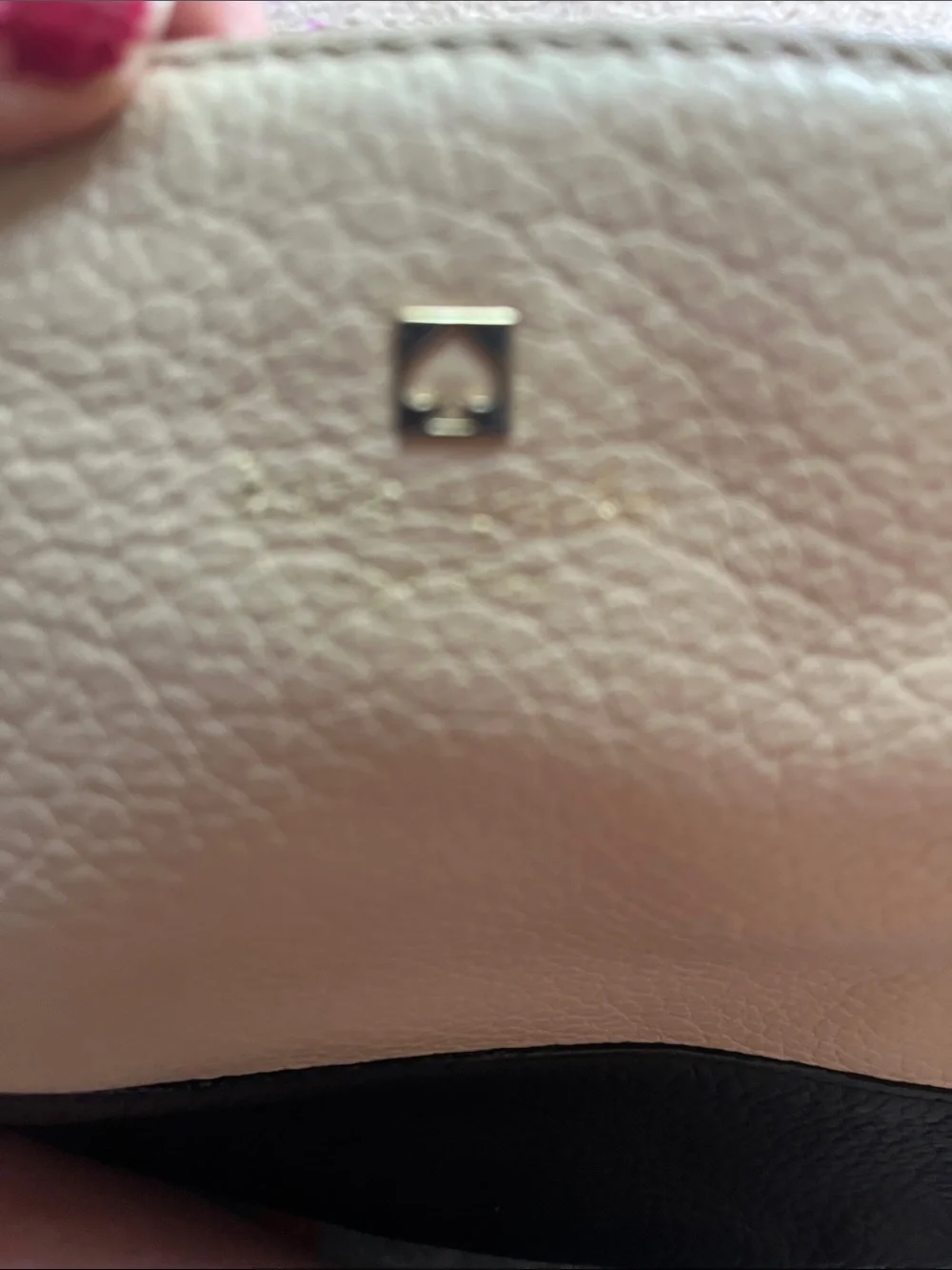 Two-Tone Cream and Black Crossbody Bag - Women's Shoulder Vintage Kate Spade